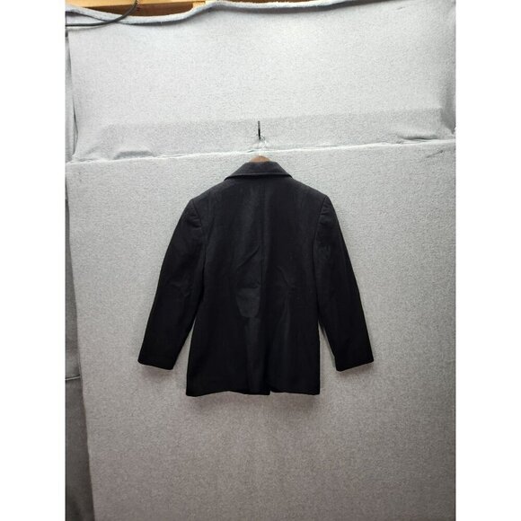 Marsh Landing Petites Wool Blend Peacoat Jacket PS Black - Picture 5 of 5